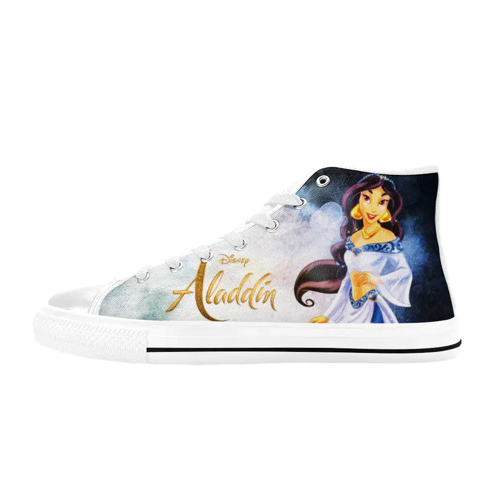 Aladdin Princess Jasmine Custom High Top Sneakers Shoes