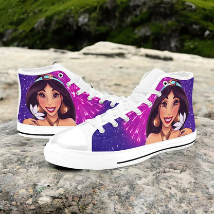 Aladdin Princess Jasmine Custom High Top Sneakers Shoes