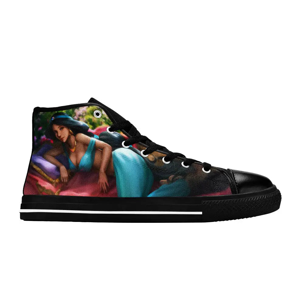 Aladdin Princess Jasmine Custom High Top Sneakers Shoes