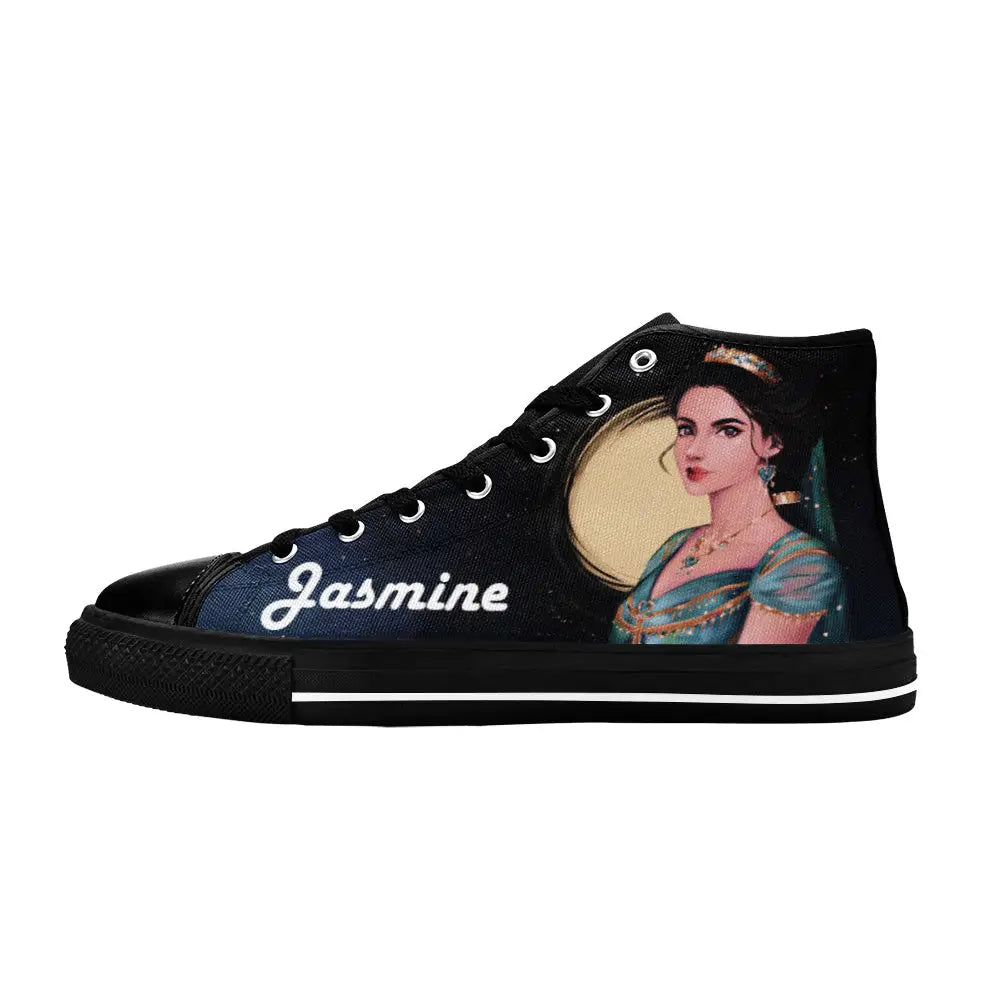 Aladdin Princess Jasmine Custom High Top Sneakers Shoes