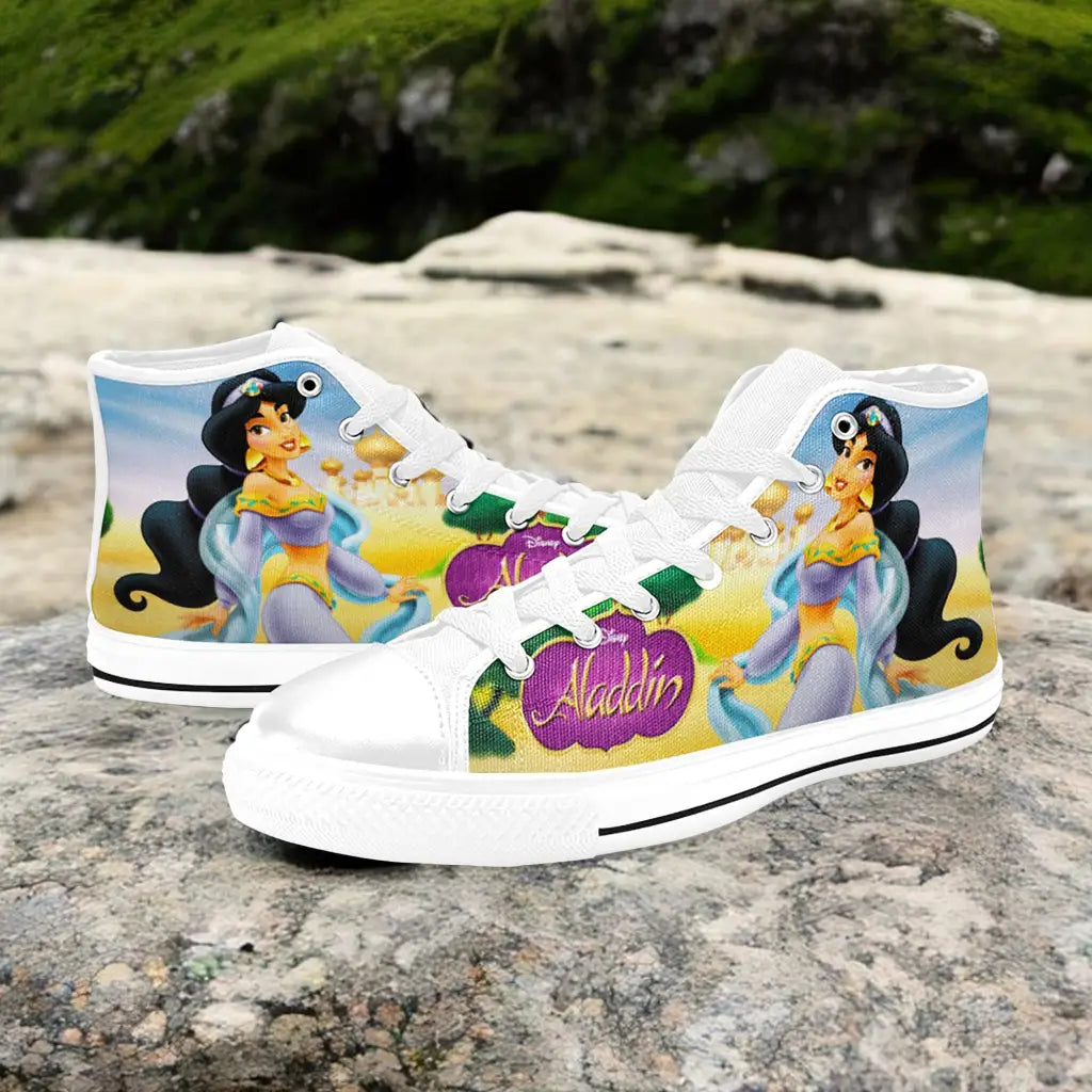 Aladdin Princess Jasmine Custom High Top Sneakers Shoes