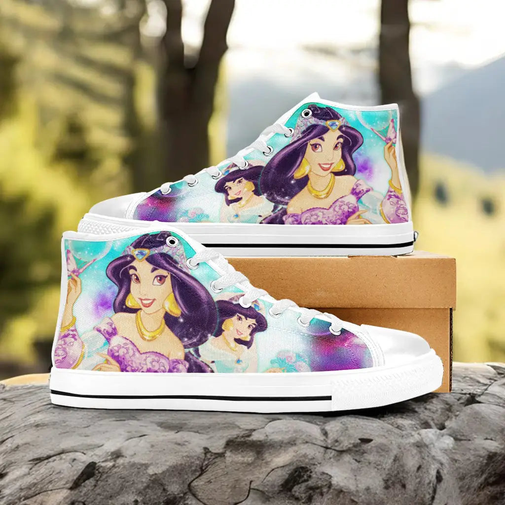 Aladdin Princess Jasmine Custom High Top Sneakers Shoes