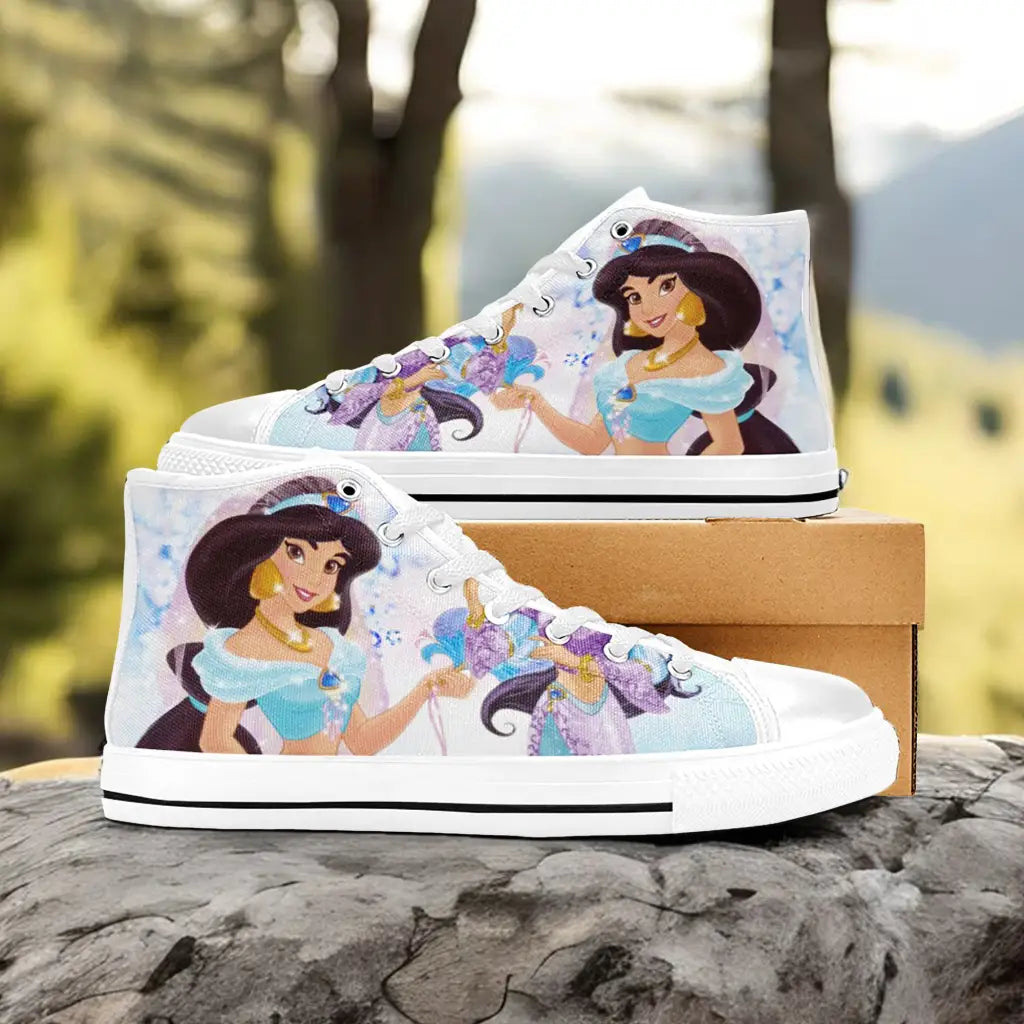 Aladdin Princess Jasmine Custom High Top Sneakers Shoes