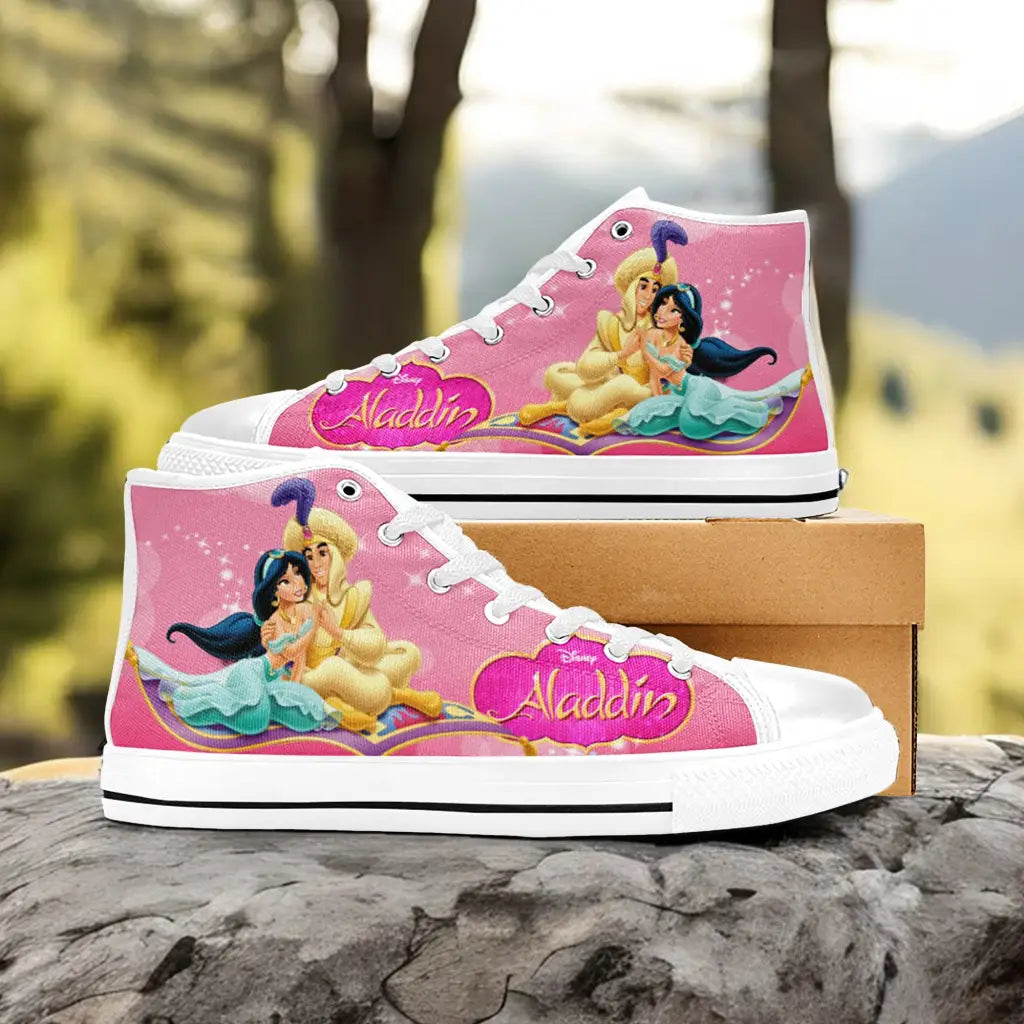 Aladdin Princess Jasmine Custom High Top Sneakers Shoes