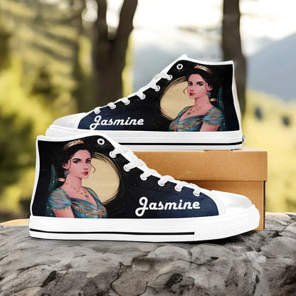 Aladdin Princess Jasmine Custom High Top Sneakers Shoes