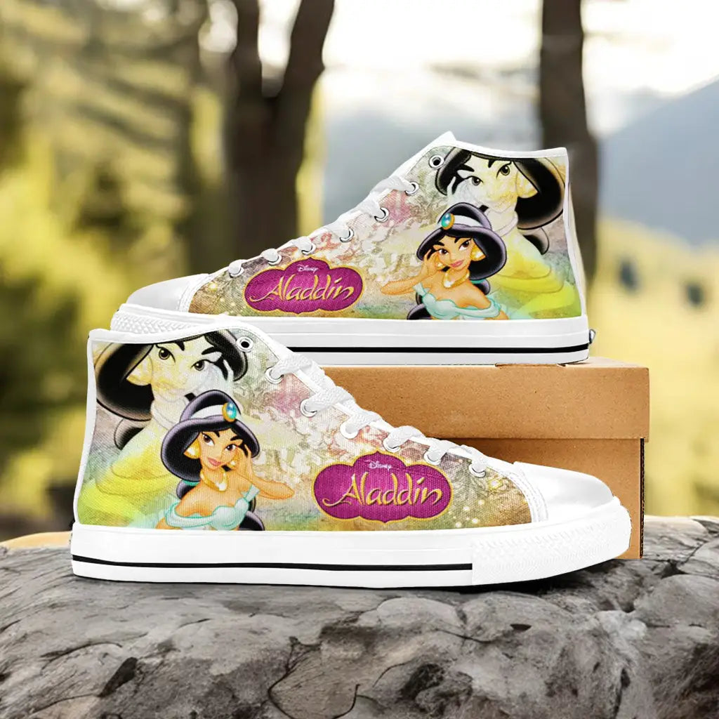 Aladdin Princess Jasmine Custom High Top Sneakers Shoes