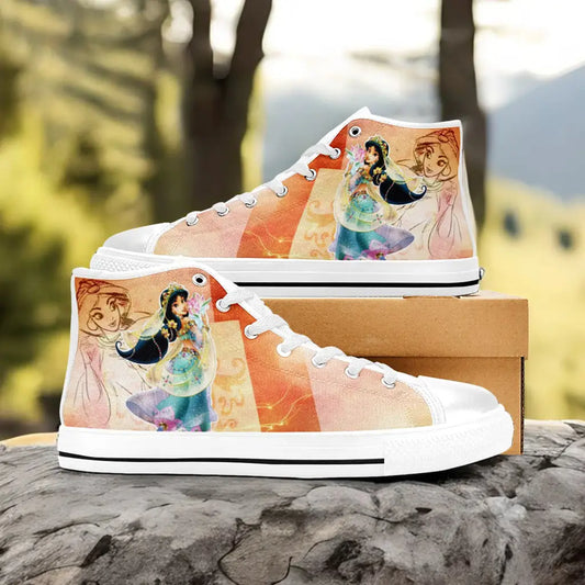Aladdin Princess Jasmine Custom High Top Sneakers Shoes