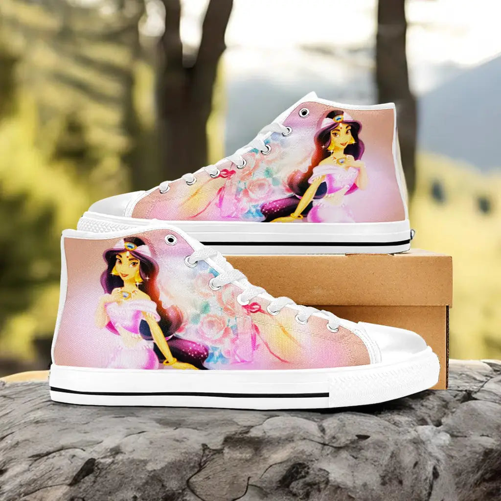 Aladdin Princess Jasmine Custom High Top Sneakers Shoes