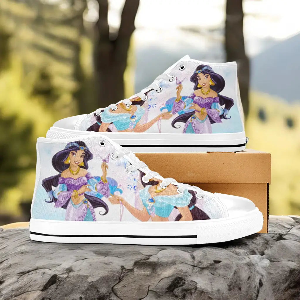 Aladdin Princess Jasmine Custom High Top Sneakers Shoes