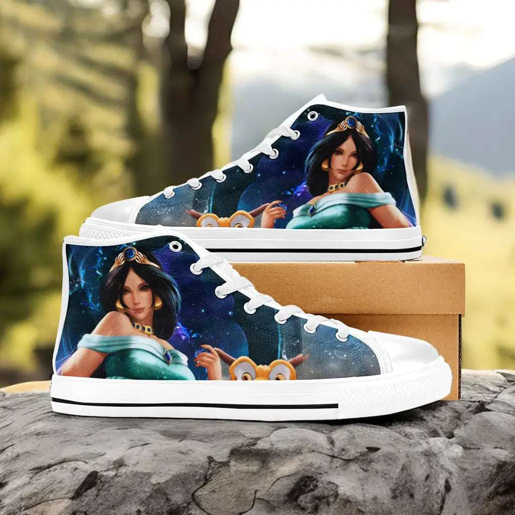 Aladdin Princess Jasmine Custom High Top Sneakers Shoes