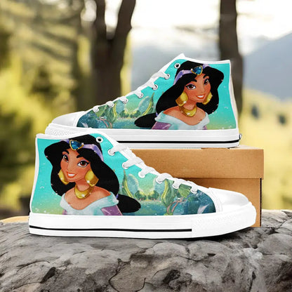 Aladdin Princess Jasmine Custom High Top Sneakers Shoes