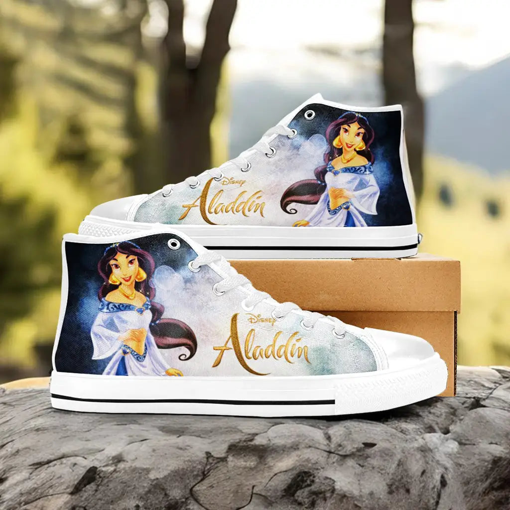 Aladdin Princess Jasmine Custom High Top Sneakers Shoes