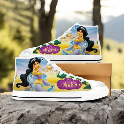 Aladdin Princess Jasmine Custom High Top Sneakers Shoes