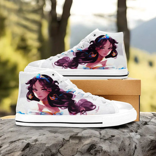 Aladdin Princess Jasmine Custom High Top Sneakers Shoes