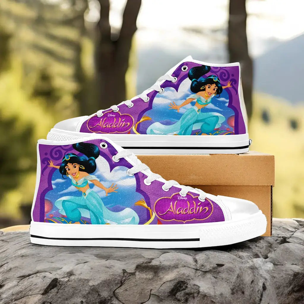 Aladdin Princess Jasmine Custom High Top Sneakers Shoes