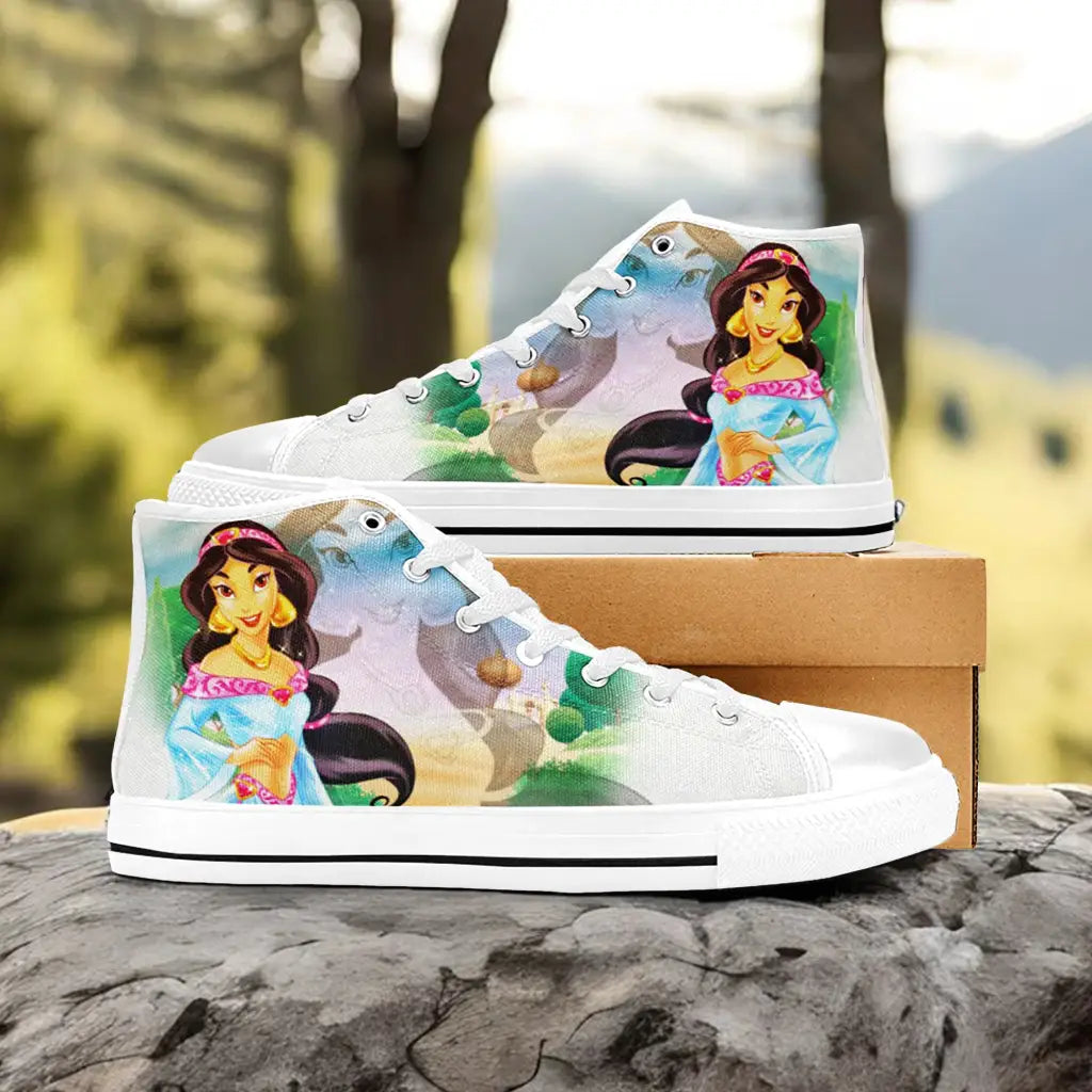 Aladdin Princess Jasmine Custom High Top Sneakers Shoes