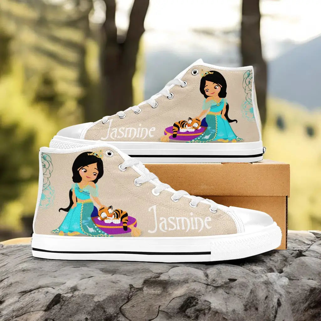 Aladdin Princess Jasmine Custom High Top Sneakers Shoes