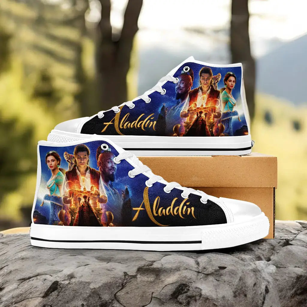 Aladdin Princess Jasmine Custom High Top Sneakers Shoes