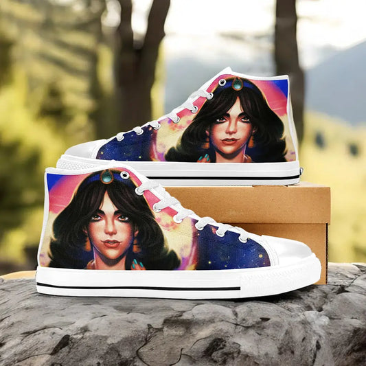 Aladdin Princess Jasmine Custom High Top Sneakers Shoes