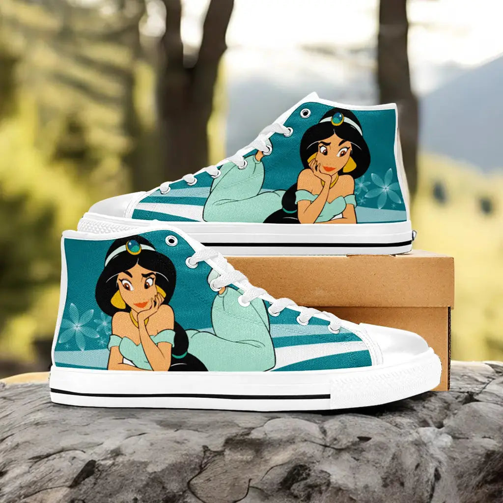 Aladdin Princess Jasmine Custom High Top Sneakers Shoes