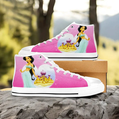 Aladdin Princess Jasmine Custom High Top Sneakers Shoes