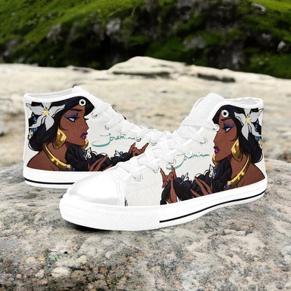 Aladdin Princess Jasmine Custom High Top Sneakers Shoes