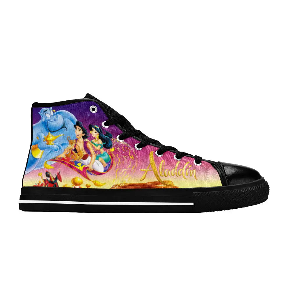 Aladdin Princess Jasmine Custom High Top Sneakers Shoes