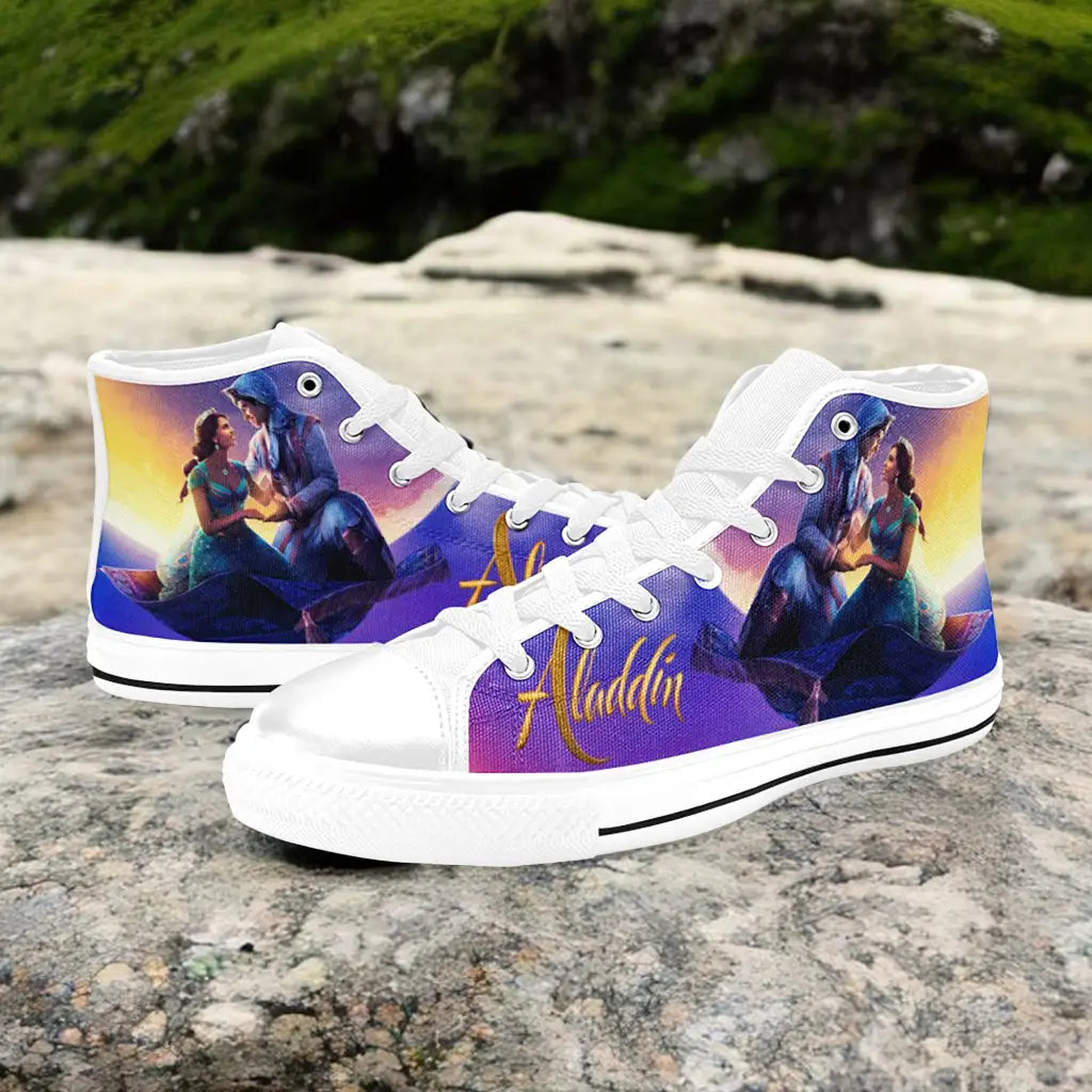 Aladdin Princess Jasmine Custom High Top Sneakers Shoes