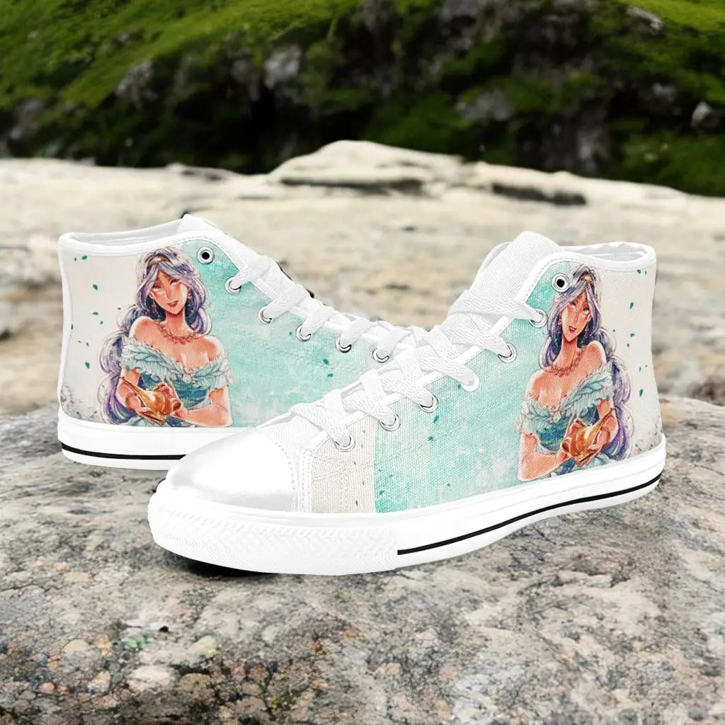 Aladdin Princess Jasmine Custom High Top Sneakers Shoes