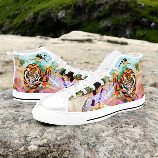 Aladdin Princess Jasmine Custom High Top Sneakers Shoes