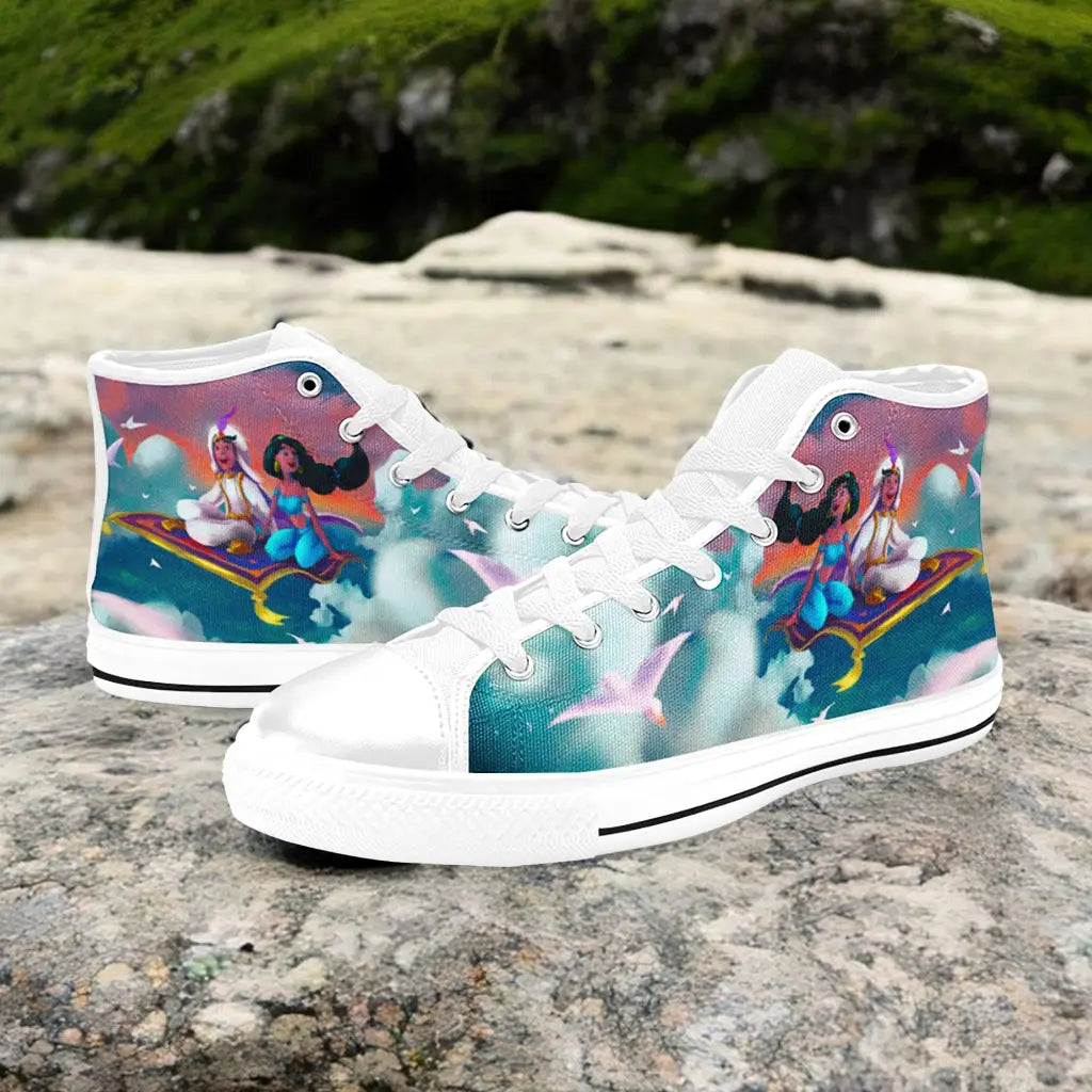 Aladdin Princess Jasmine Custom High Top Sneakers Shoes