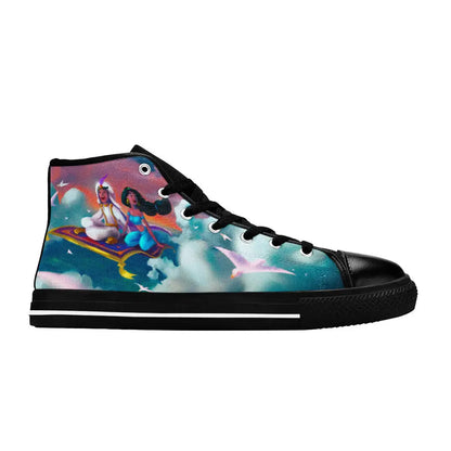 Aladdin Princess Jasmine Custom High Top Sneakers Shoes