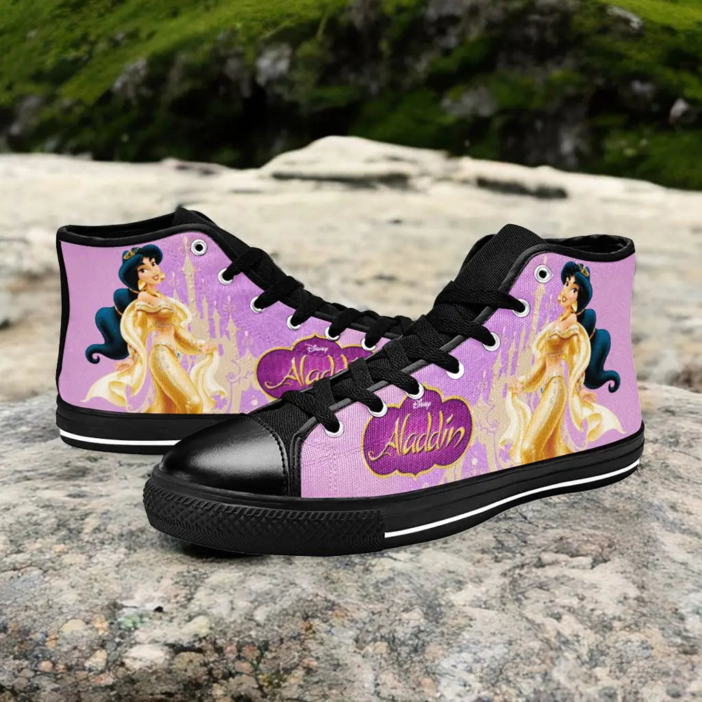 Aladdin Princess Jasmine Custom High Top Sneakers Shoes