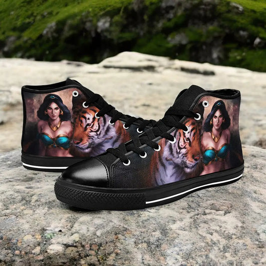 Aladdin Princess Jasmine Custom High Top Sneakers Shoes