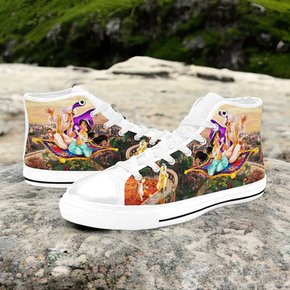 Aladdin Princess Jasmine Custom High Top Sneakers Shoes