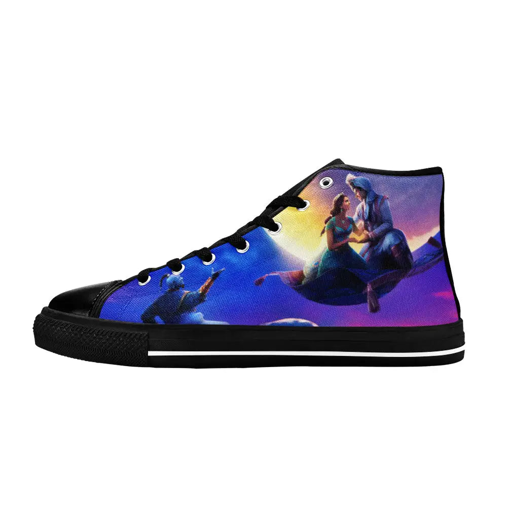 Aladdin Princess Jasmine Custom High Top Sneakers Shoes