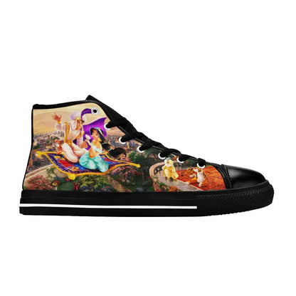 Aladdin Princess Jasmine Custom High Top Sneakers Shoes