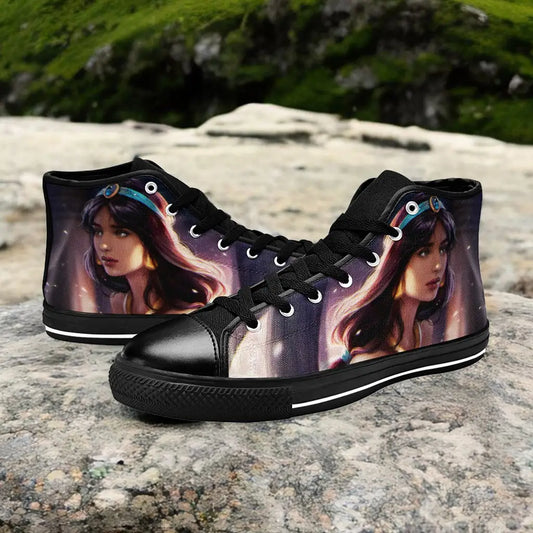 Aladdin Princess Jasmine Custom High Top Sneakers Shoes