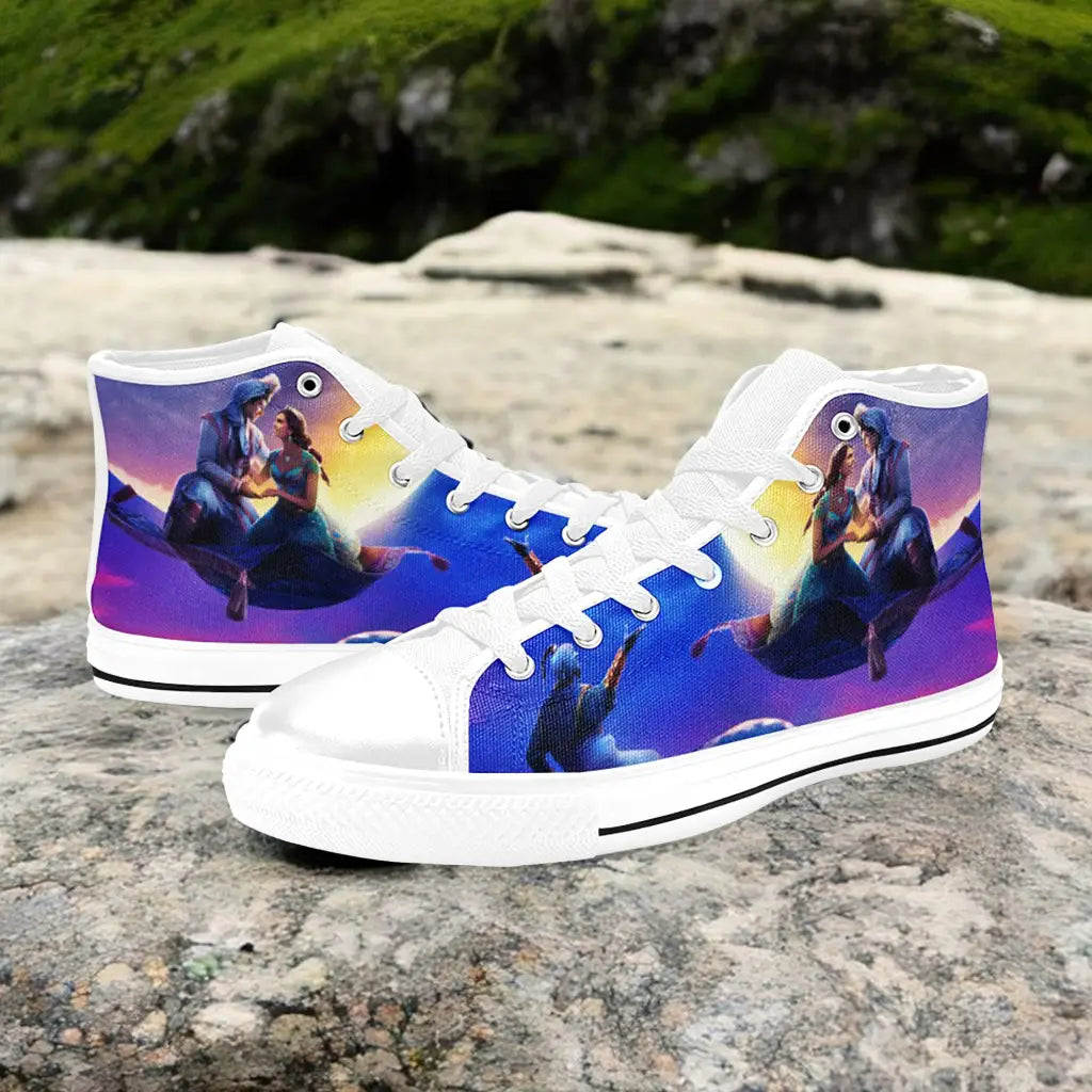 Aladdin Princess Jasmine Custom High Top Sneakers Shoes