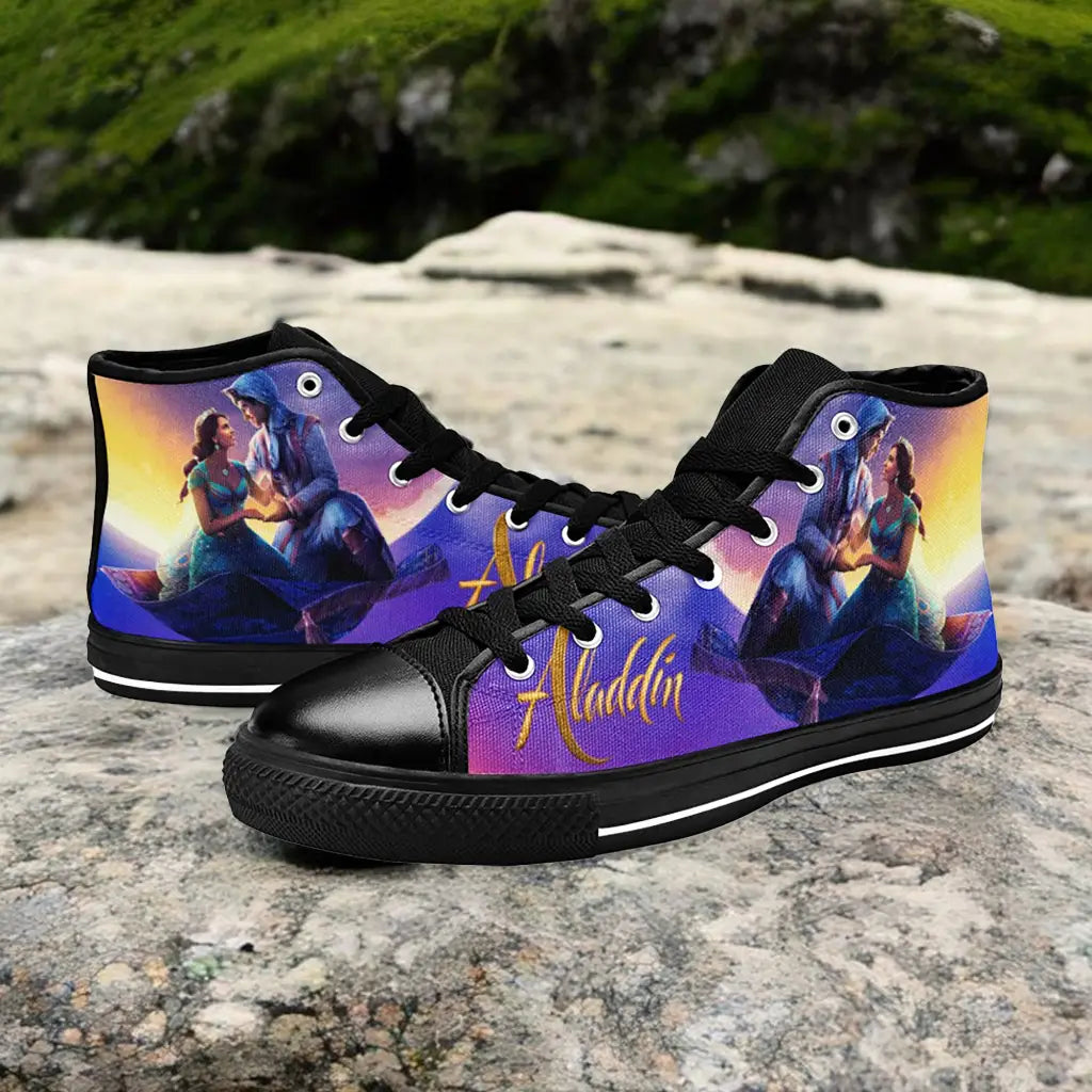 Aladdin Princess Jasmine Custom High Top Sneakers Shoes