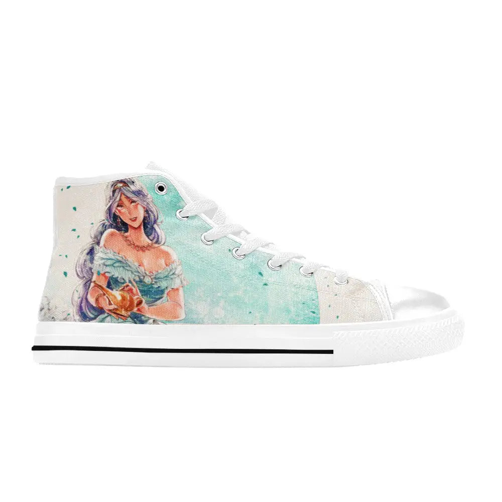 Aladdin Princess Jasmine Custom High Top Sneakers Shoes