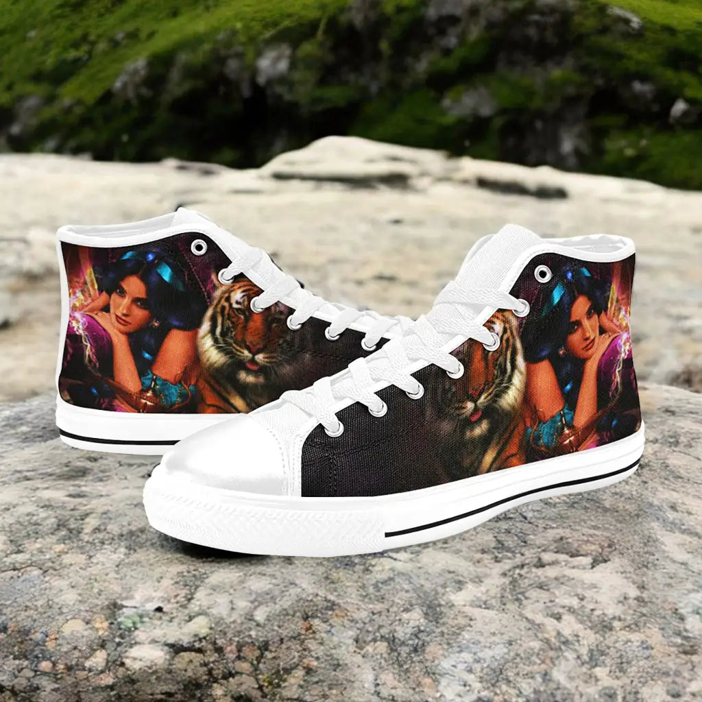 Aladdin Princess Jasmine Custom High Top Sneakers Shoes