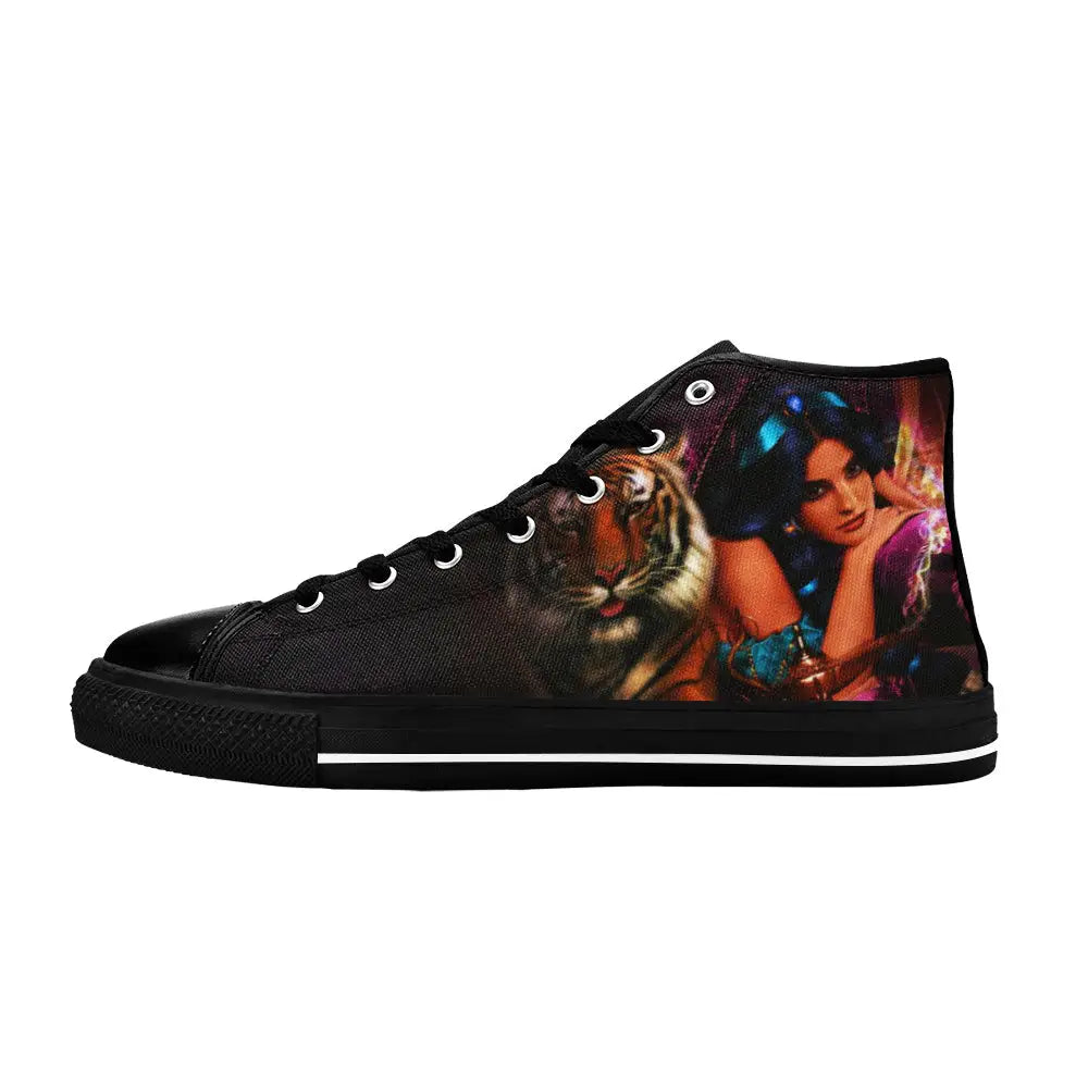 Aladdin Princess Jasmine Custom High Top Sneakers Shoes