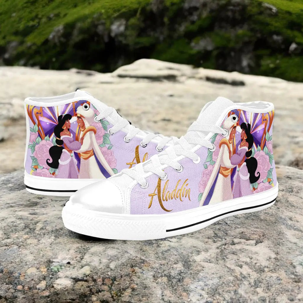 Aladdin Princess Jasmine Custom High Top Sneakers Shoes