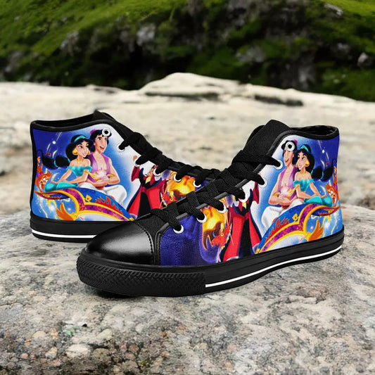 Aladdin Princess Jasmine Custom High Top Sneakers Shoes