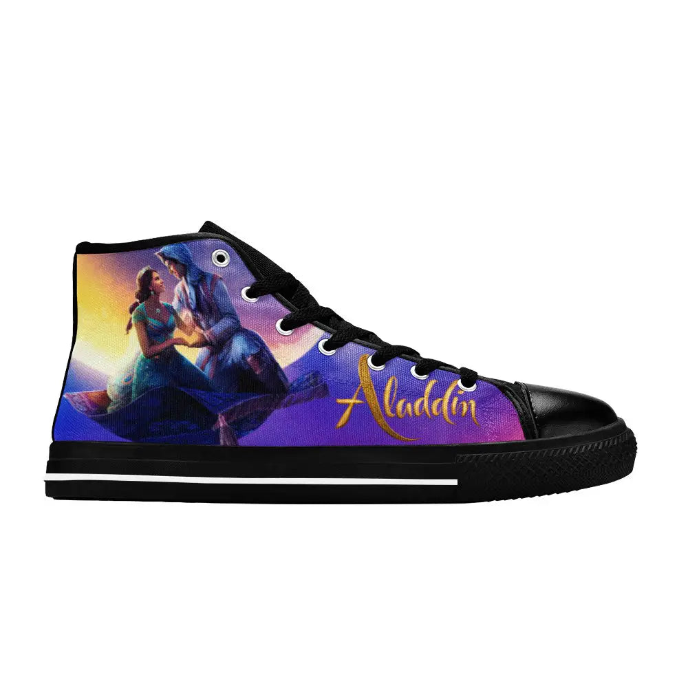 Aladdin Princess Jasmine Custom High Top Sneakers Shoes