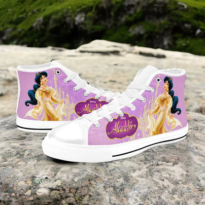 Aladdin Princess Jasmine Custom High Top Sneakers Shoes