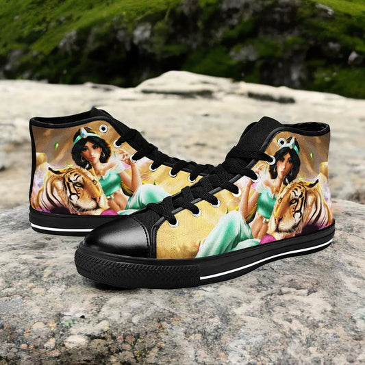 Aladdin Princess Jasmine Custom High Top Sneakers Shoes