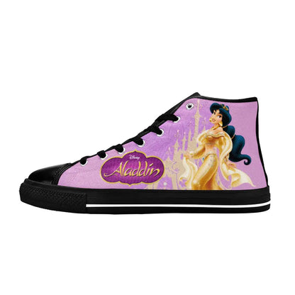 Aladdin Princess Jasmine Custom High Top Sneakers Shoes