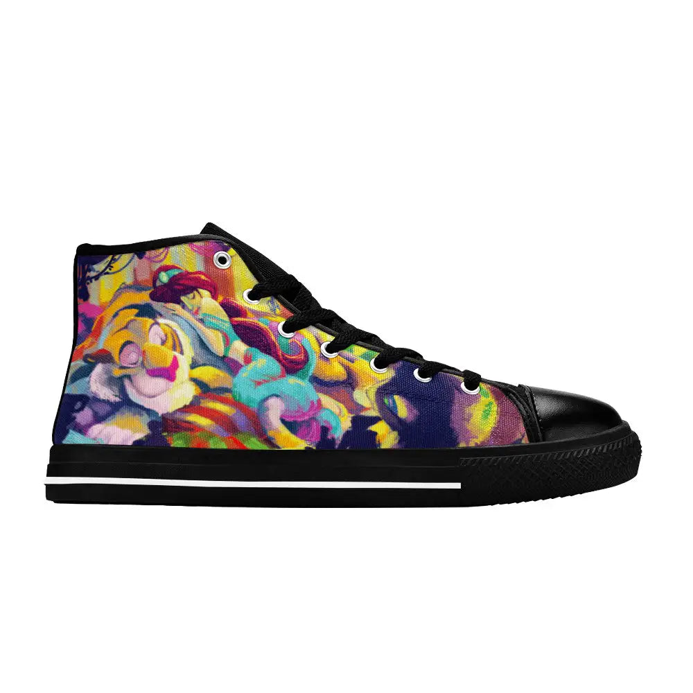 Aladdin Princess Jasmine Custom High Top Sneakers Shoes